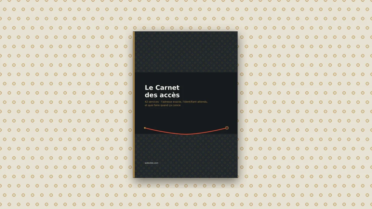 Les adresses de connexion, sur votre téléphone