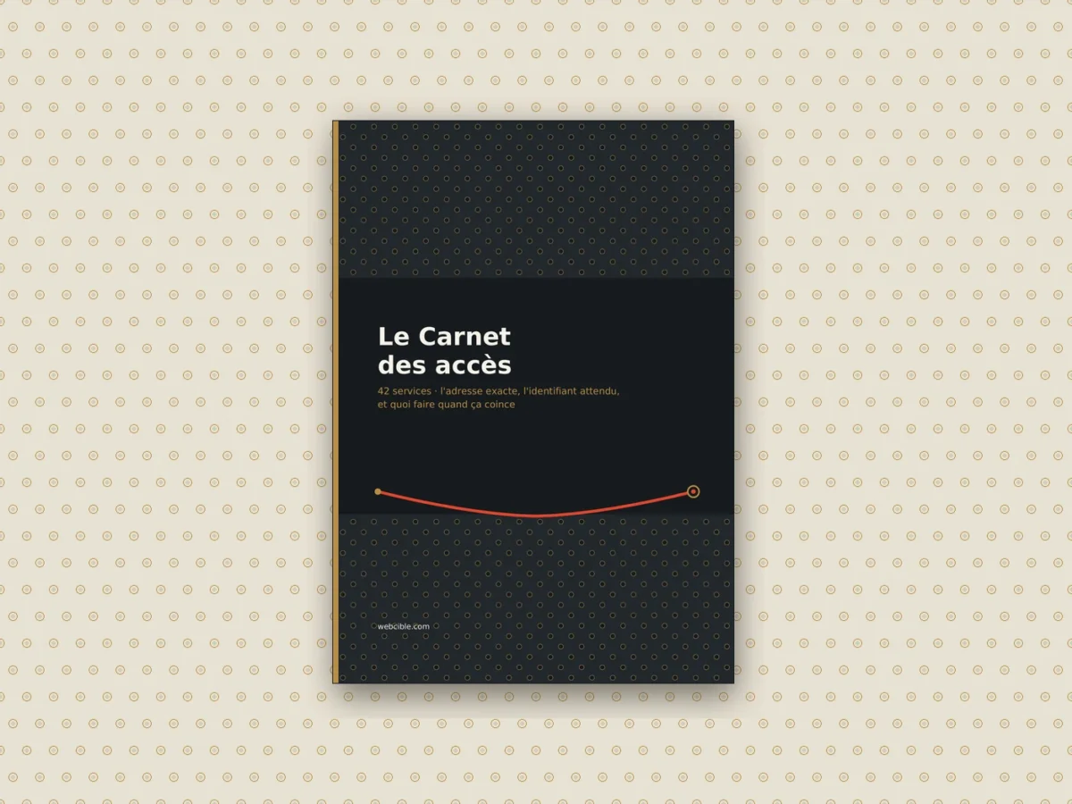 Le Carnet des accès, couverture